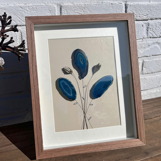 Signature | BOLD BLOOM No. 1 | Ingelijste agaatschijfjes